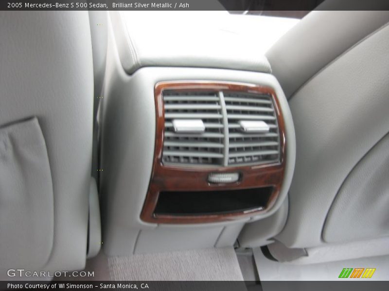 Brilliant Silver Metallic / Ash 2005 Mercedes-Benz S 500 Sedan