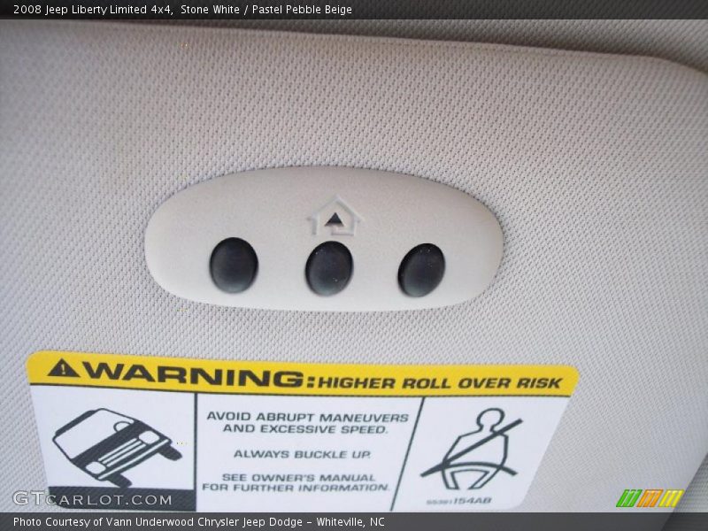 Stone White / Pastel Pebble Beige 2008 Jeep Liberty Limited 4x4