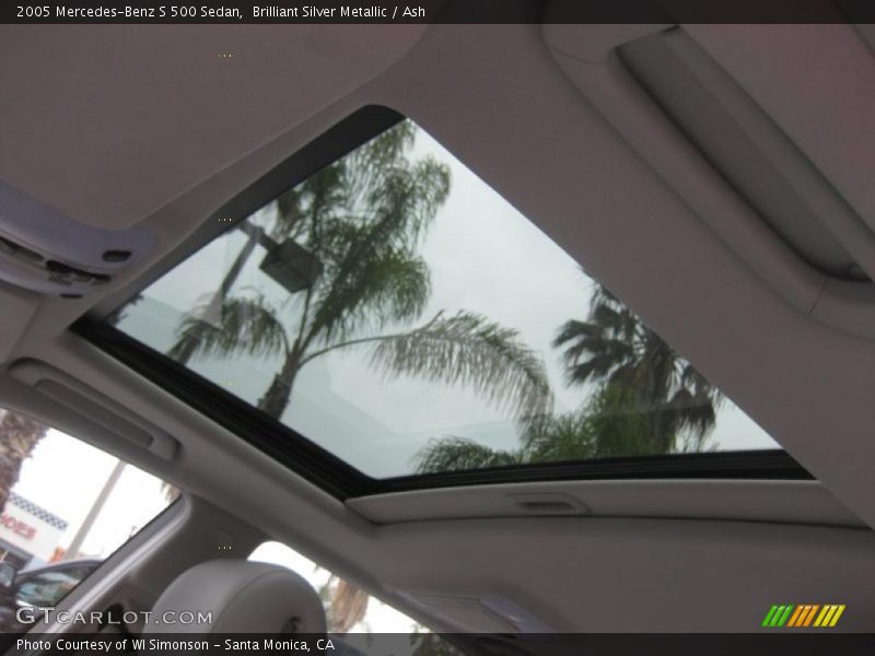 Brilliant Silver Metallic / Ash 2005 Mercedes-Benz S 500 Sedan