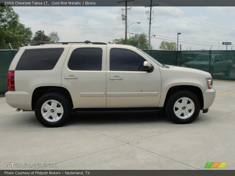 Gold Mist Metallic / Ebony 2009 Chevrolet Tahoe LT