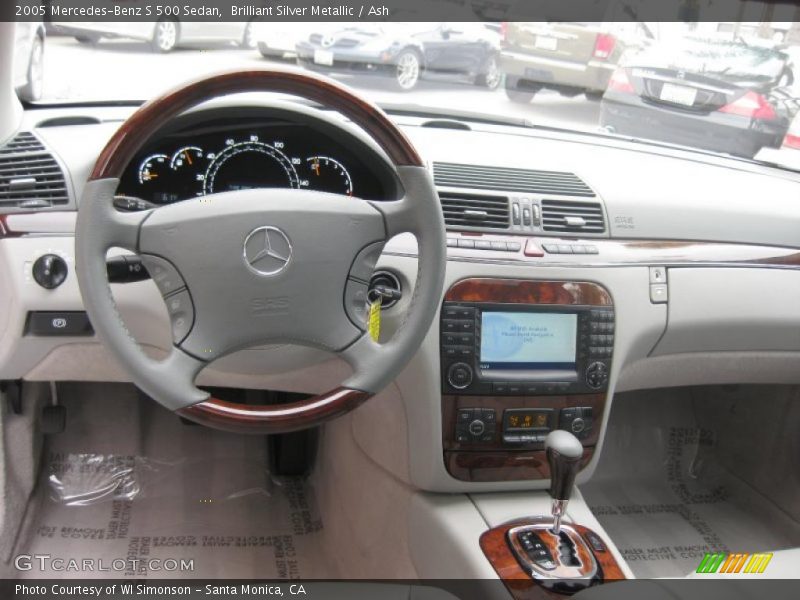 Brilliant Silver Metallic / Ash 2005 Mercedes-Benz S 500 Sedan