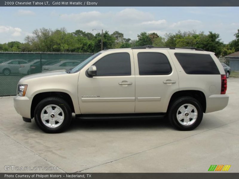 Gold Mist Metallic / Ebony 2009 Chevrolet Tahoe LT