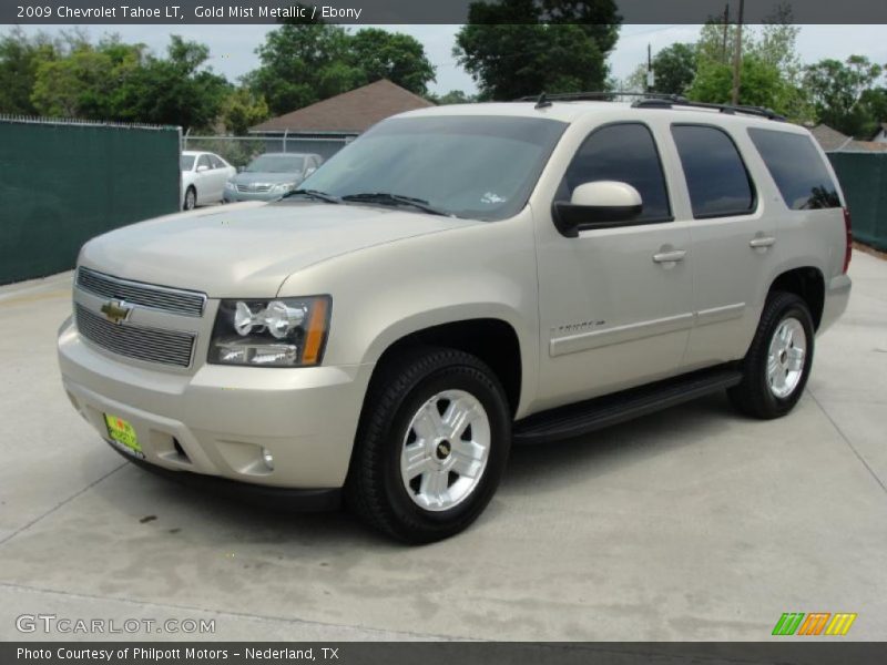 Gold Mist Metallic / Ebony 2009 Chevrolet Tahoe LT
