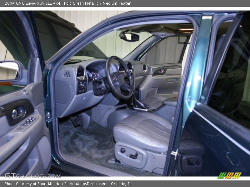 Polo Green Metallic / Medium Pewter 2004 GMC Envoy XUV SLE 4x4