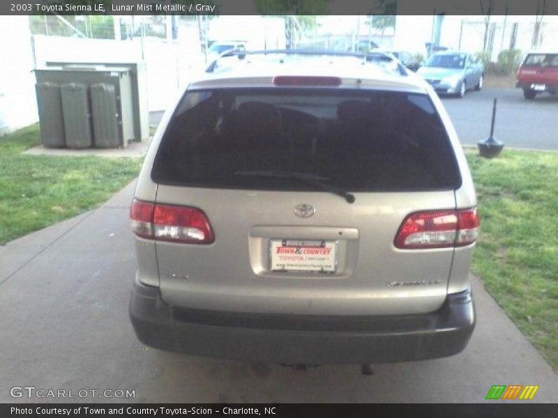 Lunar Mist Metallic / Gray 2003 Toyota Sienna LE