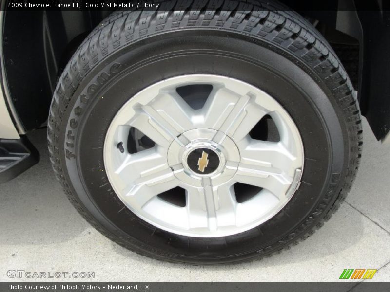 Gold Mist Metallic / Ebony 2009 Chevrolet Tahoe LT