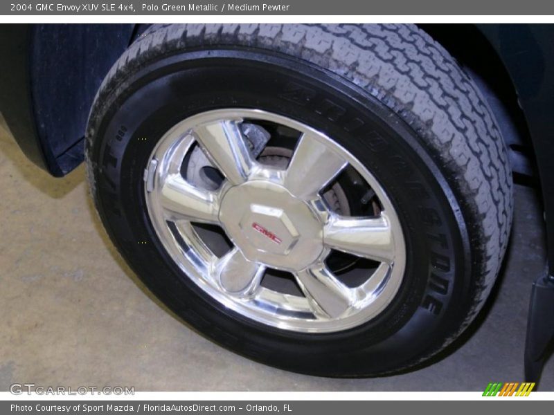 Polo Green Metallic / Medium Pewter 2004 GMC Envoy XUV SLE 4x4