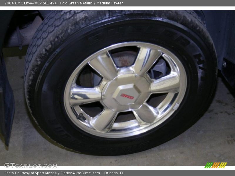 Polo Green Metallic / Medium Pewter 2004 GMC Envoy XUV SLE 4x4