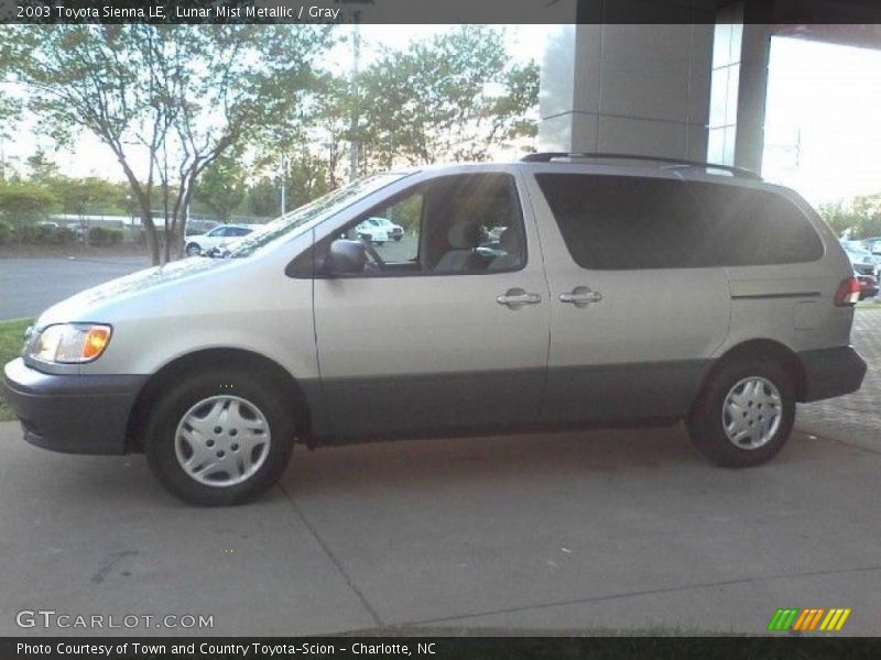 Lunar Mist Metallic / Gray 2003 Toyota Sienna LE