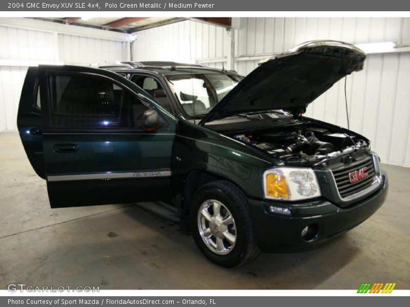 Polo Green Metallic / Medium Pewter 2004 GMC Envoy XUV SLE 4x4