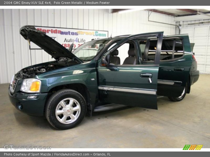 Polo Green Metallic / Medium Pewter 2004 GMC Envoy XUV SLE 4x4