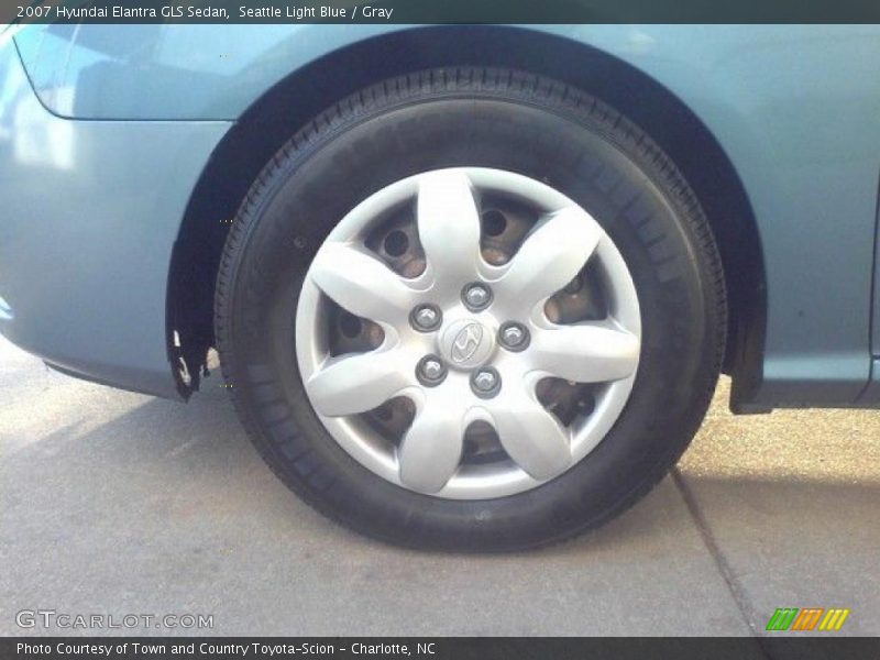 Seattle Light Blue / Gray 2007 Hyundai Elantra GLS Sedan