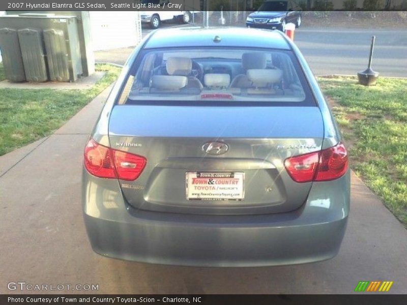 Seattle Light Blue / Gray 2007 Hyundai Elantra GLS Sedan