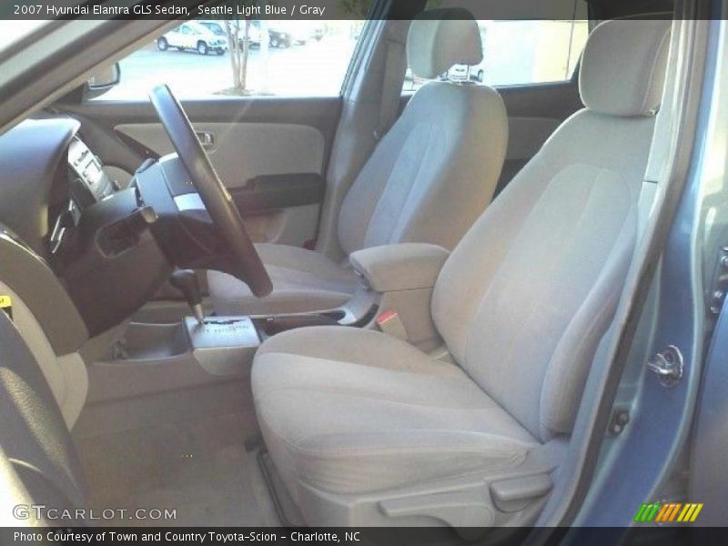 Seattle Light Blue / Gray 2007 Hyundai Elantra GLS Sedan