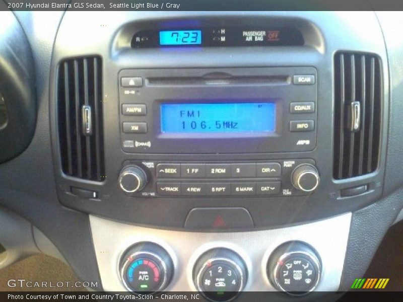 Seattle Light Blue / Gray 2007 Hyundai Elantra GLS Sedan