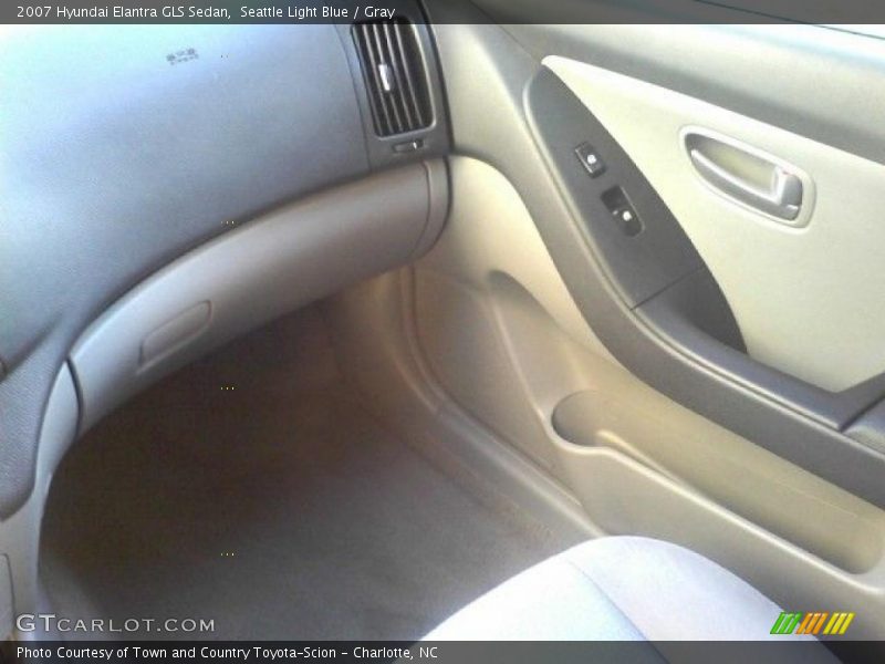 Seattle Light Blue / Gray 2007 Hyundai Elantra GLS Sedan