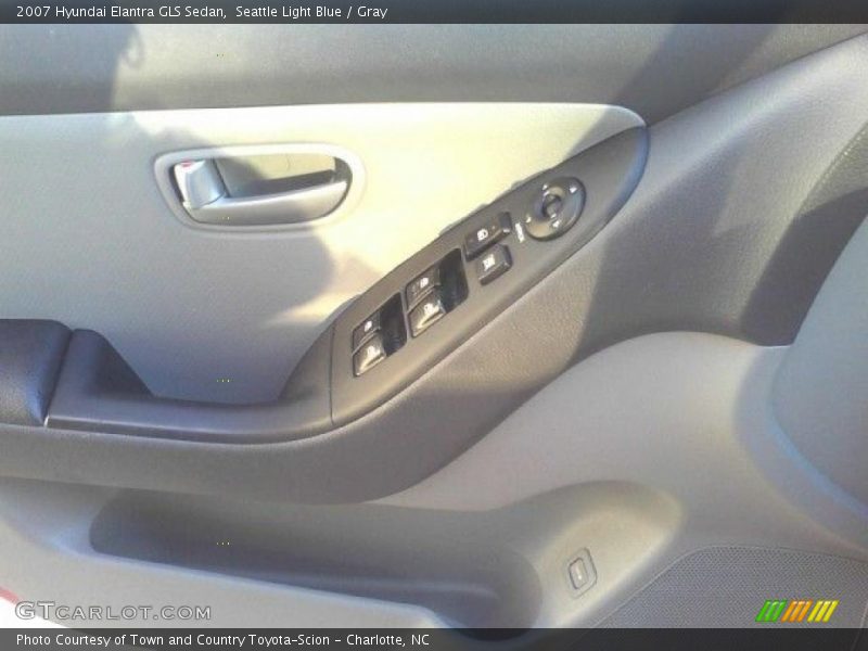 Seattle Light Blue / Gray 2007 Hyundai Elantra GLS Sedan