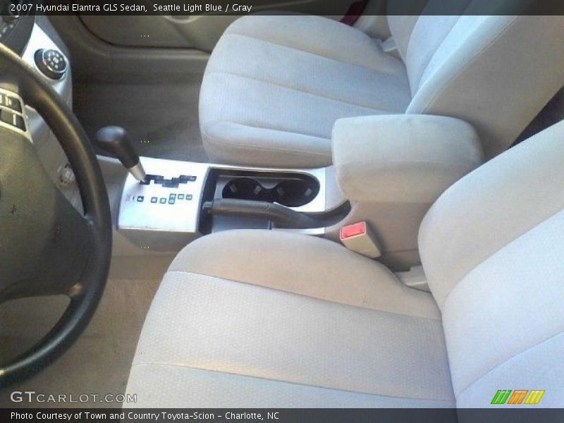 Seattle Light Blue / Gray 2007 Hyundai Elantra GLS Sedan