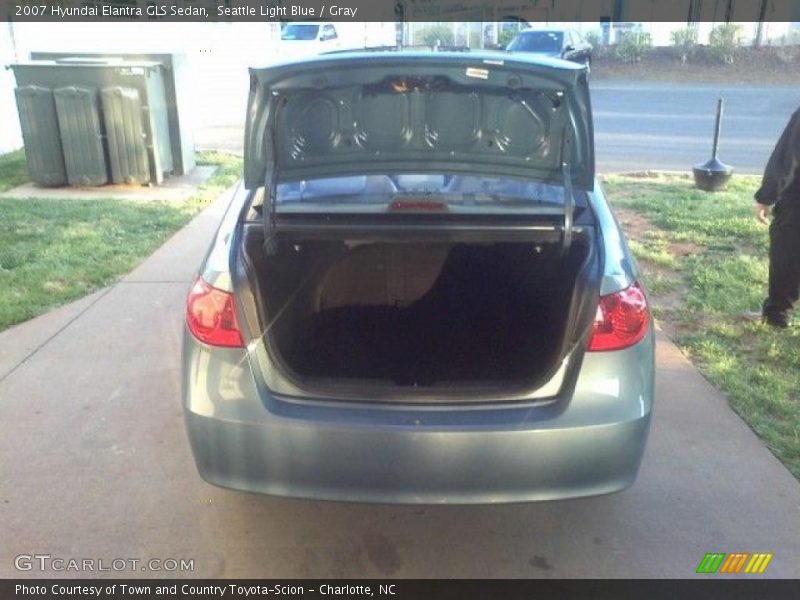 Seattle Light Blue / Gray 2007 Hyundai Elantra GLS Sedan