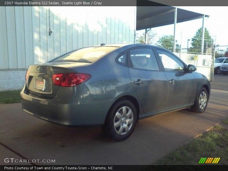 Seattle Light Blue / Gray 2007 Hyundai Elantra GLS Sedan