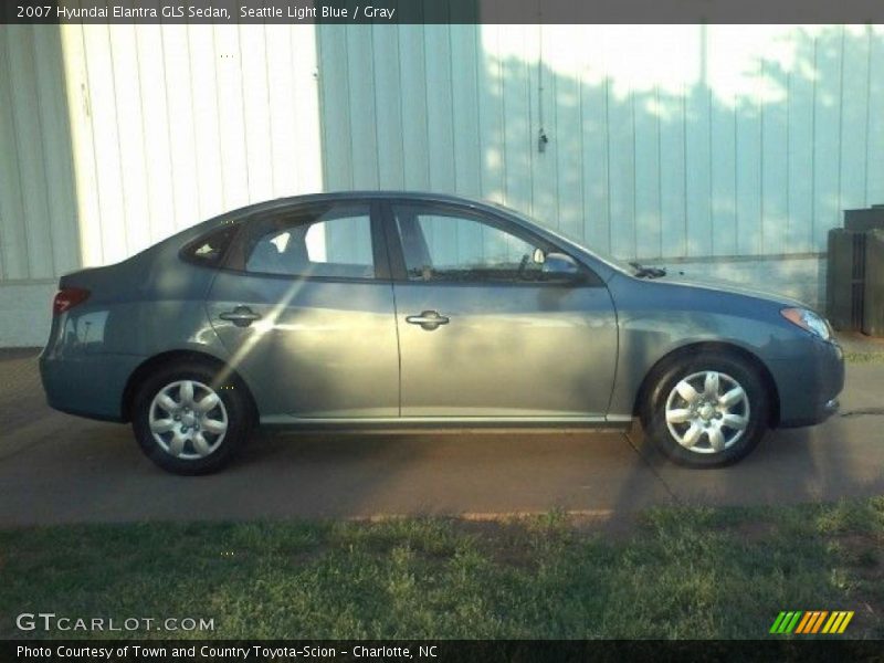 Seattle Light Blue / Gray 2007 Hyundai Elantra GLS Sedan