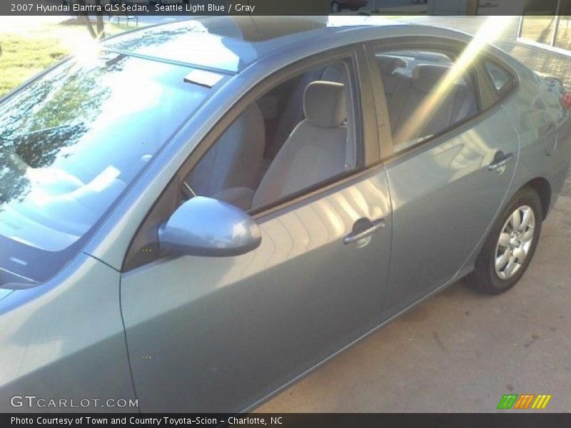 Seattle Light Blue / Gray 2007 Hyundai Elantra GLS Sedan