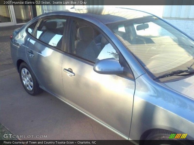 Seattle Light Blue / Gray 2007 Hyundai Elantra GLS Sedan