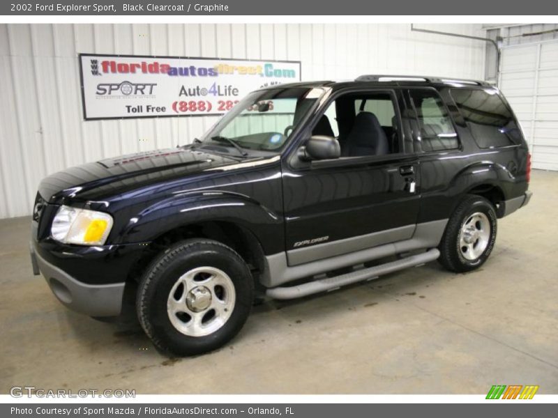 Black Clearcoat / Graphite 2002 Ford Explorer Sport