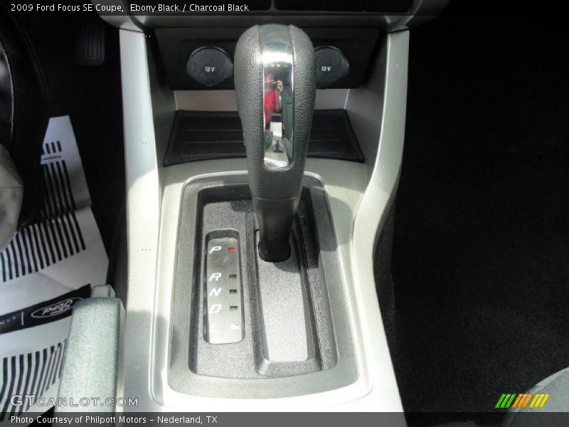 Ebony Black / Charcoal Black 2009 Ford Focus SE Coupe