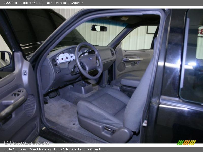 Black Clearcoat / Graphite 2002 Ford Explorer Sport