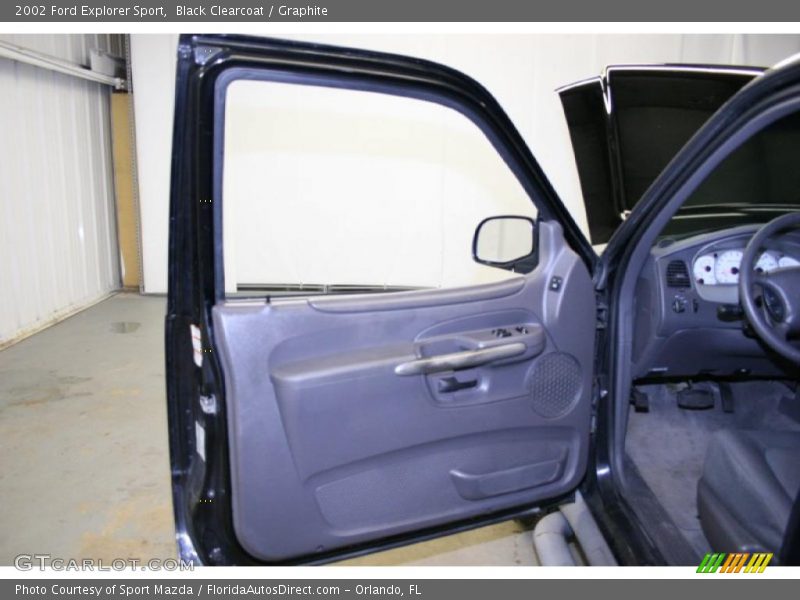 Black Clearcoat / Graphite 2002 Ford Explorer Sport