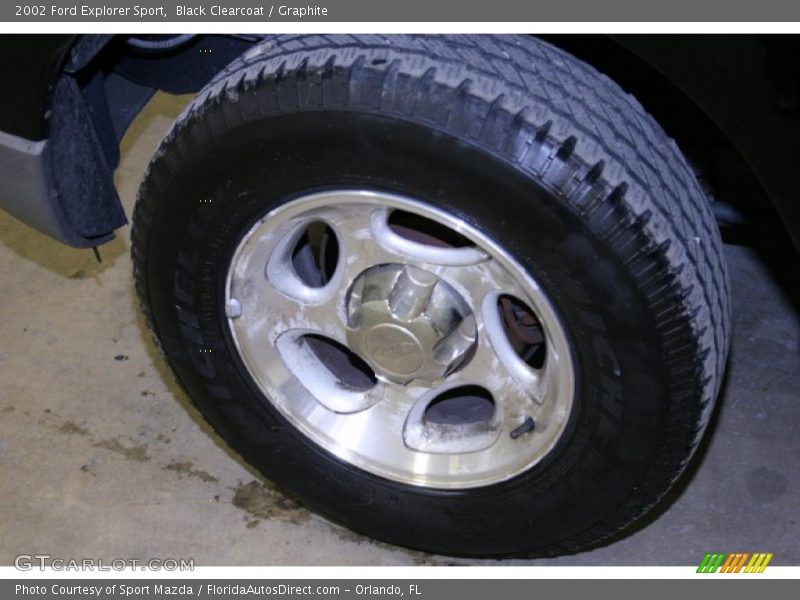 Black Clearcoat / Graphite 2002 Ford Explorer Sport