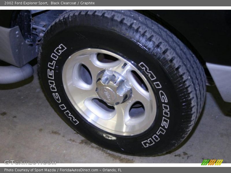 Black Clearcoat / Graphite 2002 Ford Explorer Sport