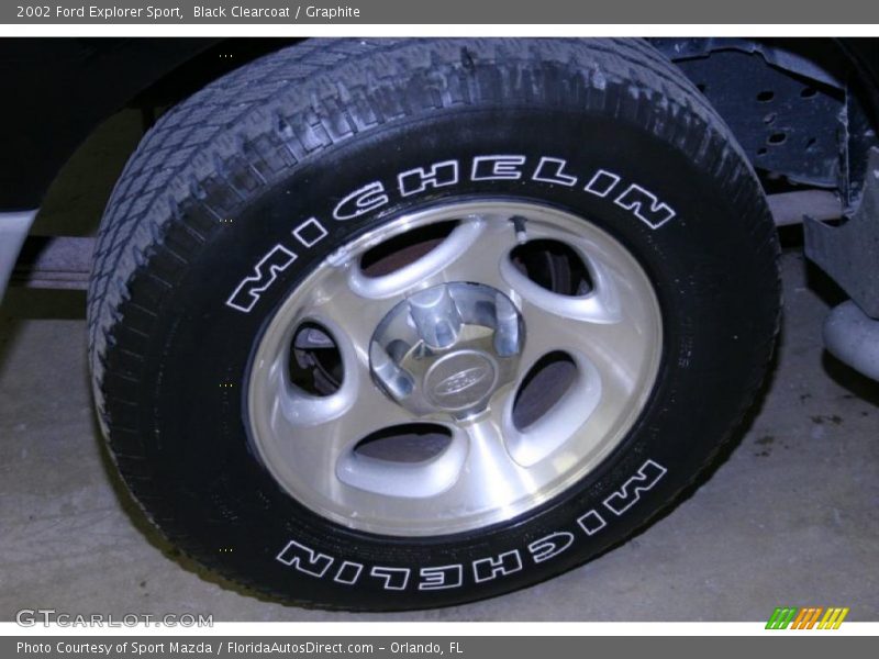 Black Clearcoat / Graphite 2002 Ford Explorer Sport