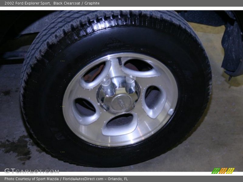 Black Clearcoat / Graphite 2002 Ford Explorer Sport