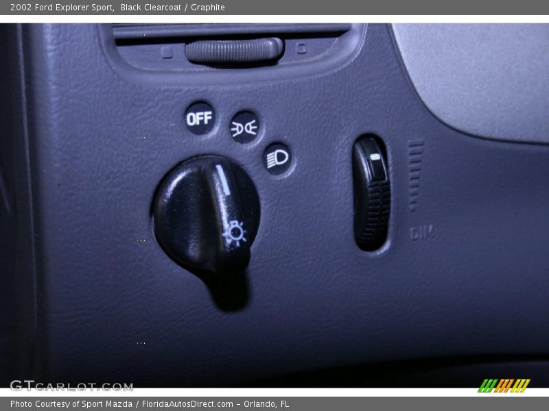 Black Clearcoat / Graphite 2002 Ford Explorer Sport