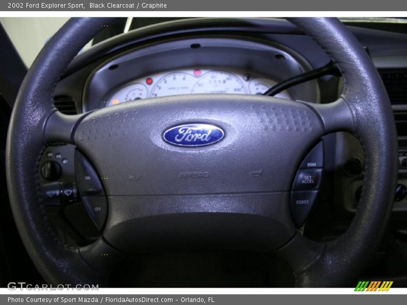 Black Clearcoat / Graphite 2002 Ford Explorer Sport