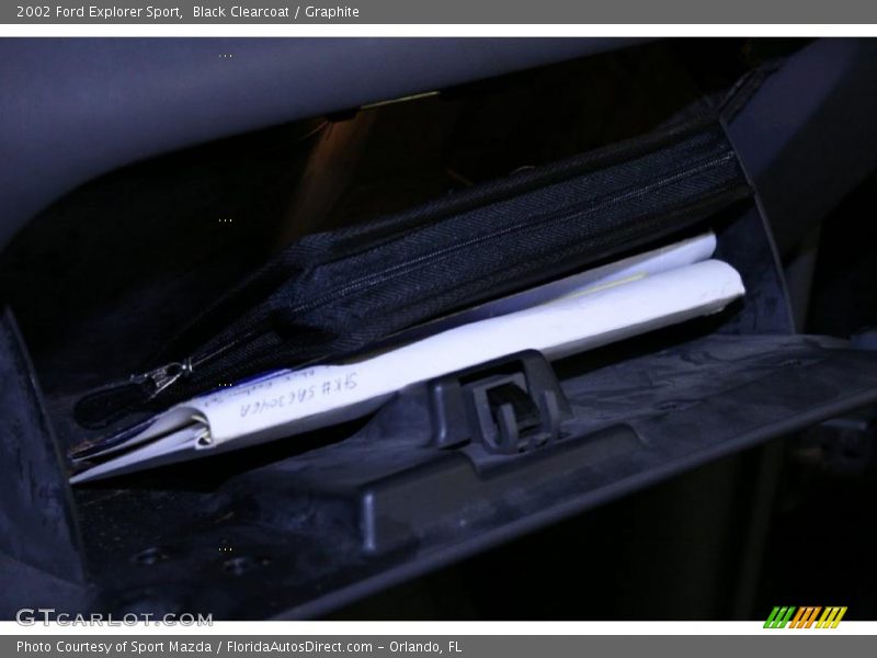 Black Clearcoat / Graphite 2002 Ford Explorer Sport