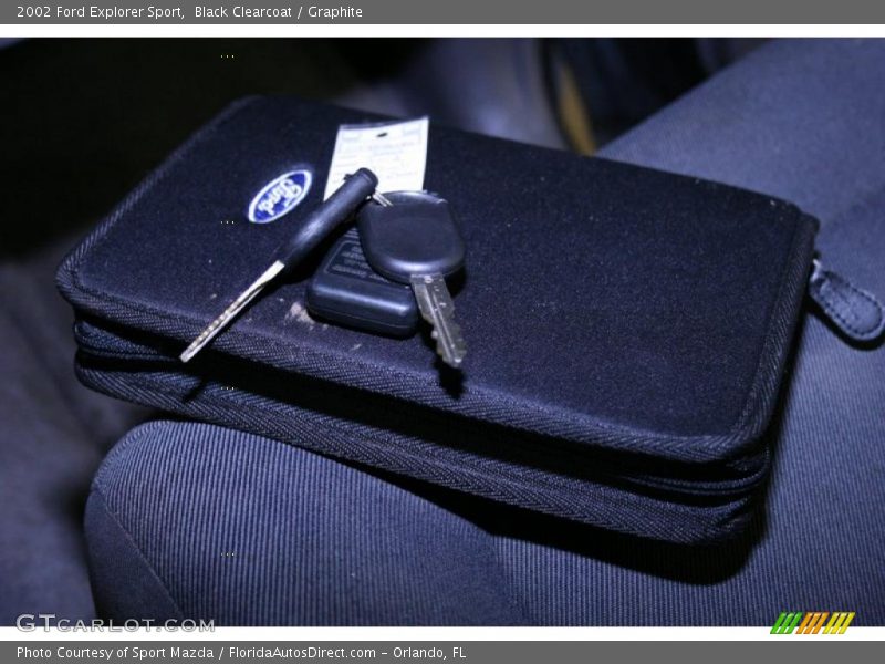 Black Clearcoat / Graphite 2002 Ford Explorer Sport