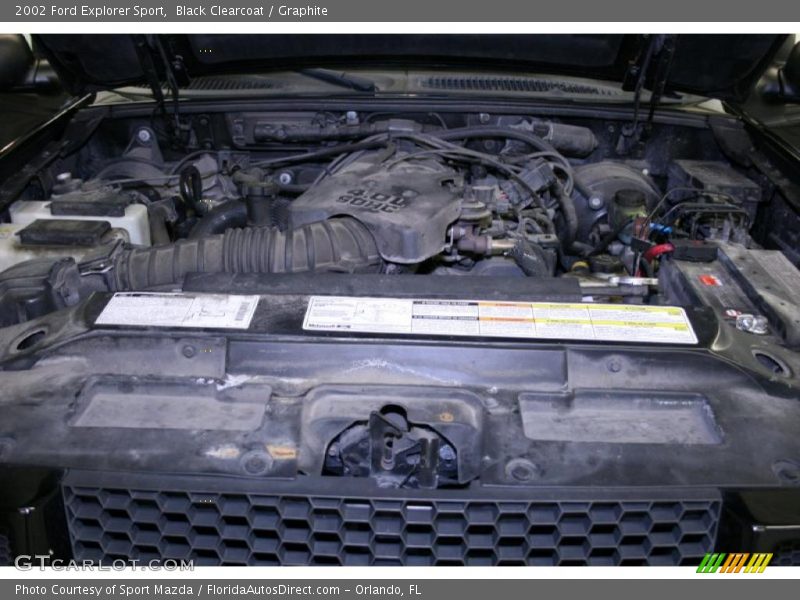 Black Clearcoat / Graphite 2002 Ford Explorer Sport