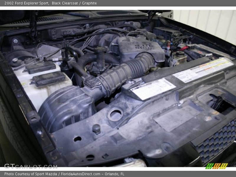 Black Clearcoat / Graphite 2002 Ford Explorer Sport