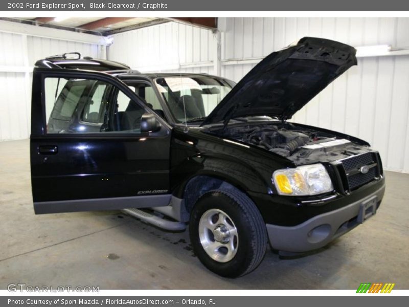 Black Clearcoat / Graphite 2002 Ford Explorer Sport