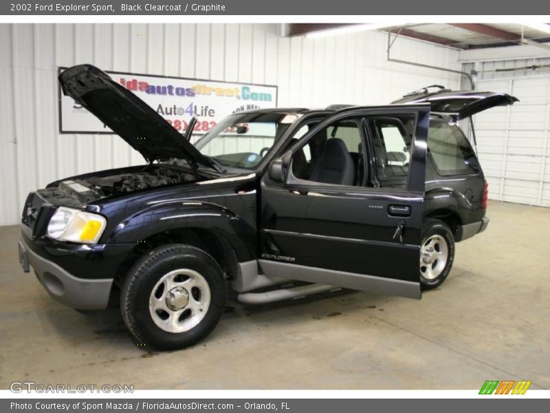Black Clearcoat / Graphite 2002 Ford Explorer Sport