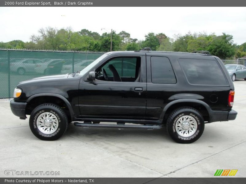 Black / Dark Graphite 2000 Ford Explorer Sport