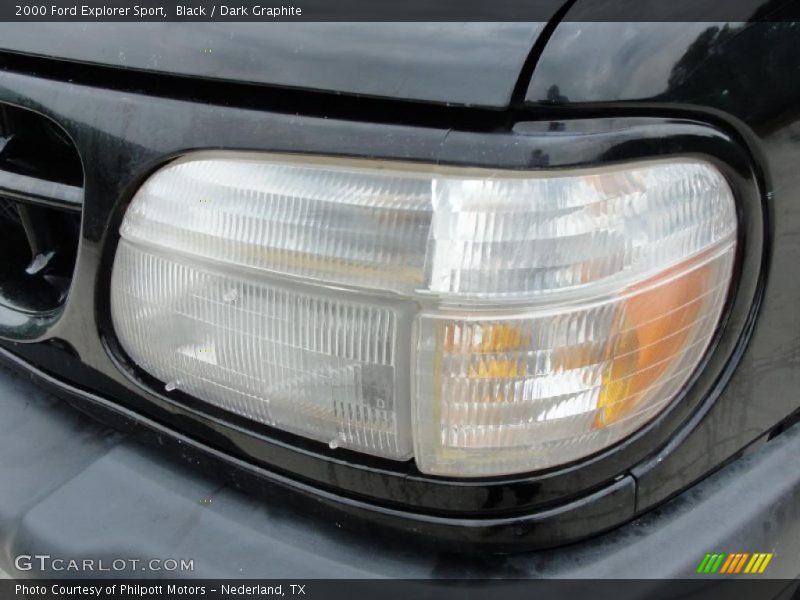 Black / Dark Graphite 2000 Ford Explorer Sport