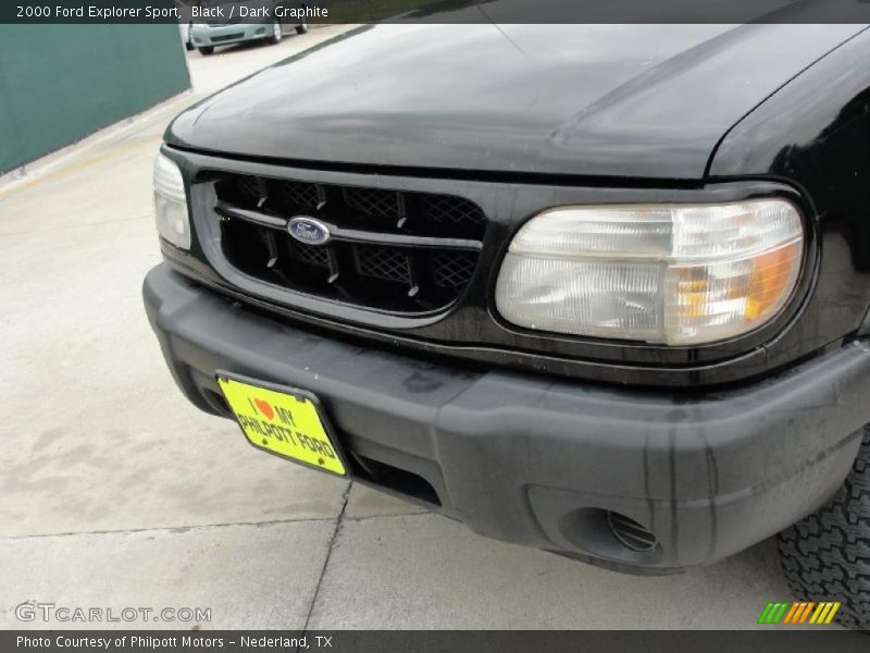 Black / Dark Graphite 2000 Ford Explorer Sport