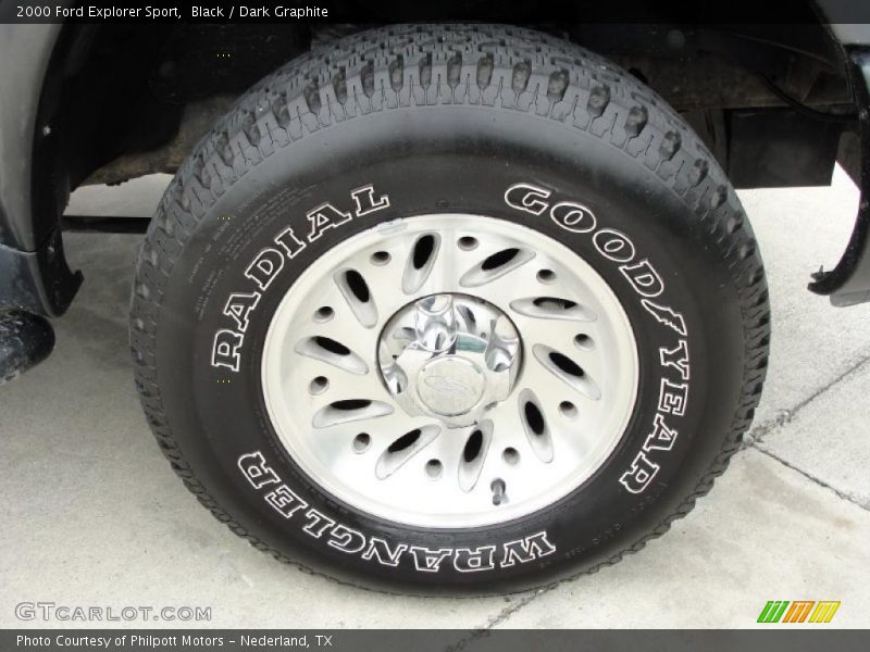 Black / Dark Graphite 2000 Ford Explorer Sport