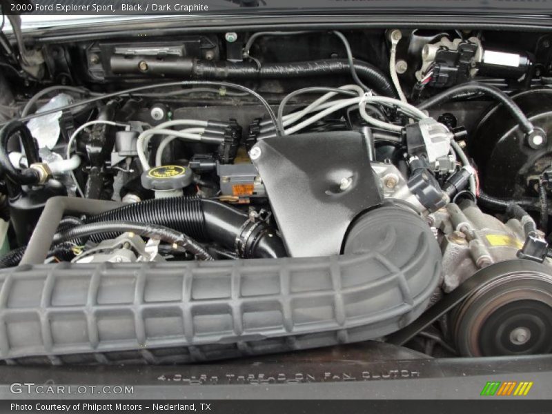 Black / Dark Graphite 2000 Ford Explorer Sport