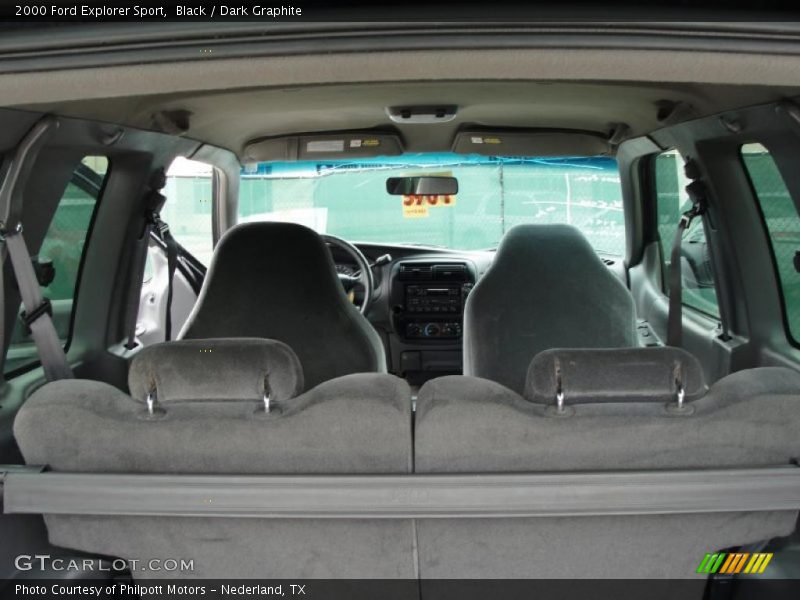 Black / Dark Graphite 2000 Ford Explorer Sport