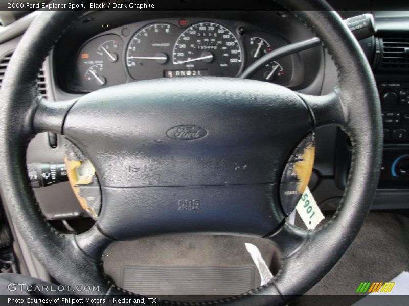 Black / Dark Graphite 2000 Ford Explorer Sport